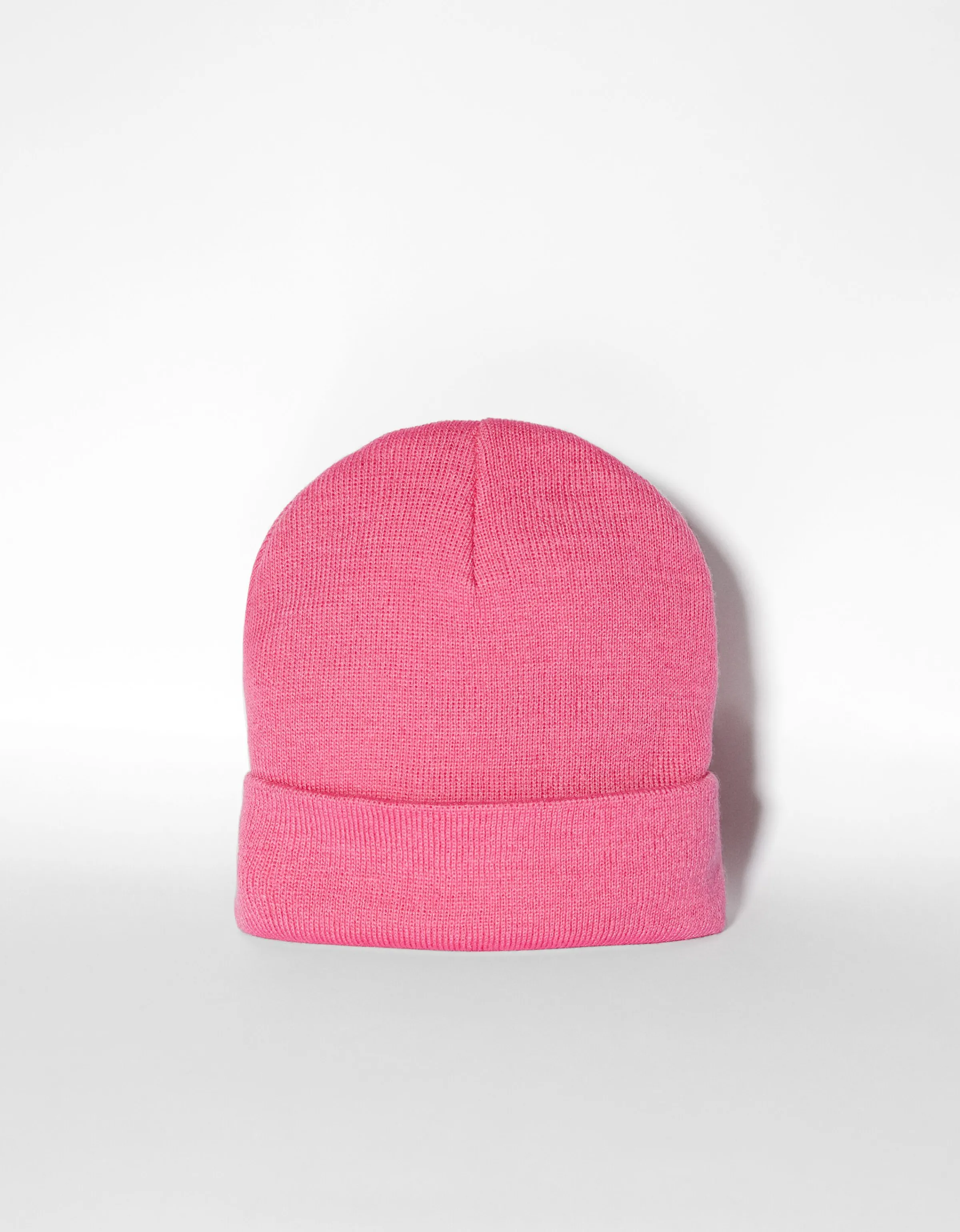 BERSHKA Beanie básico Rosa New