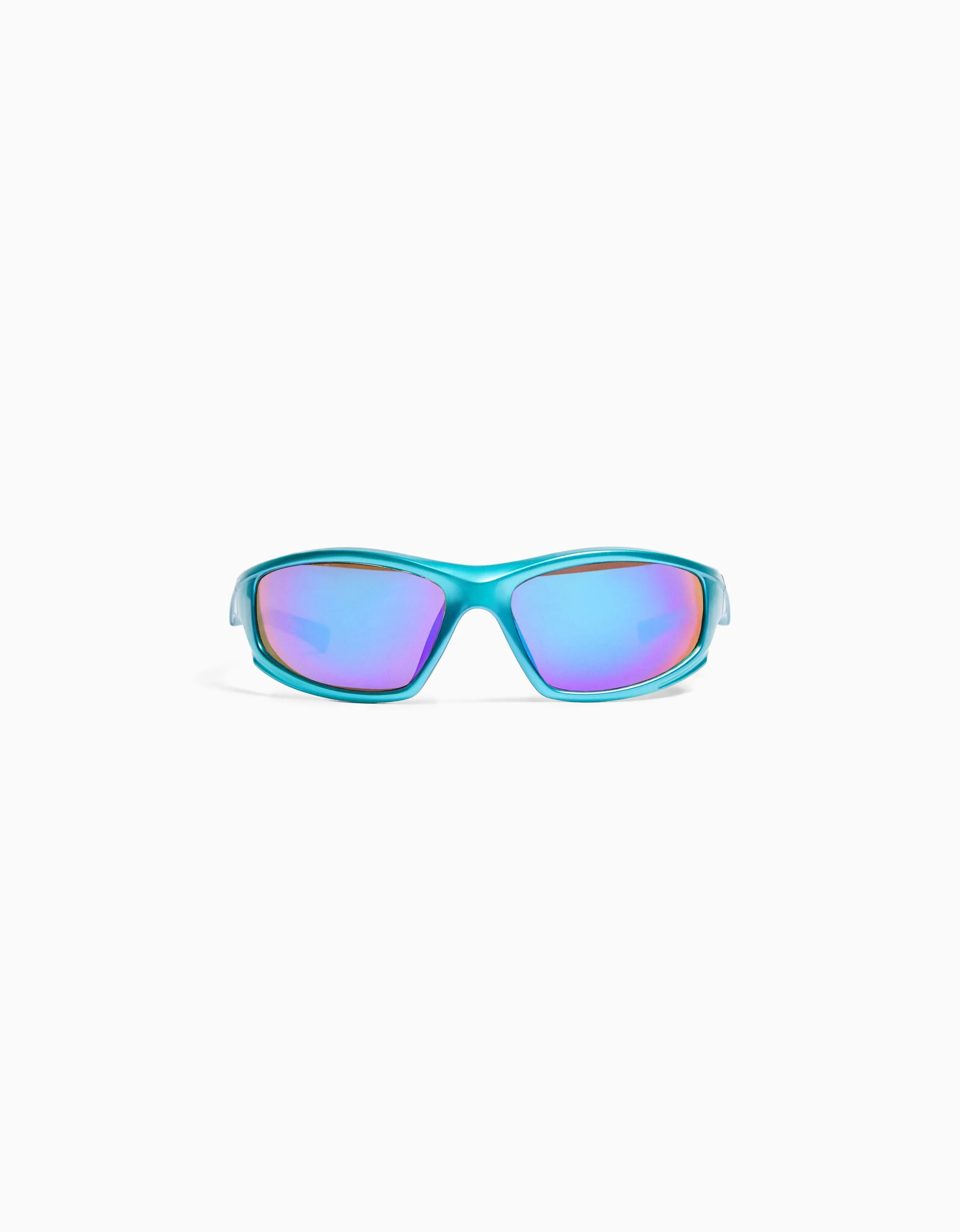 BERSHKA Gafas cycling Azul Cheap