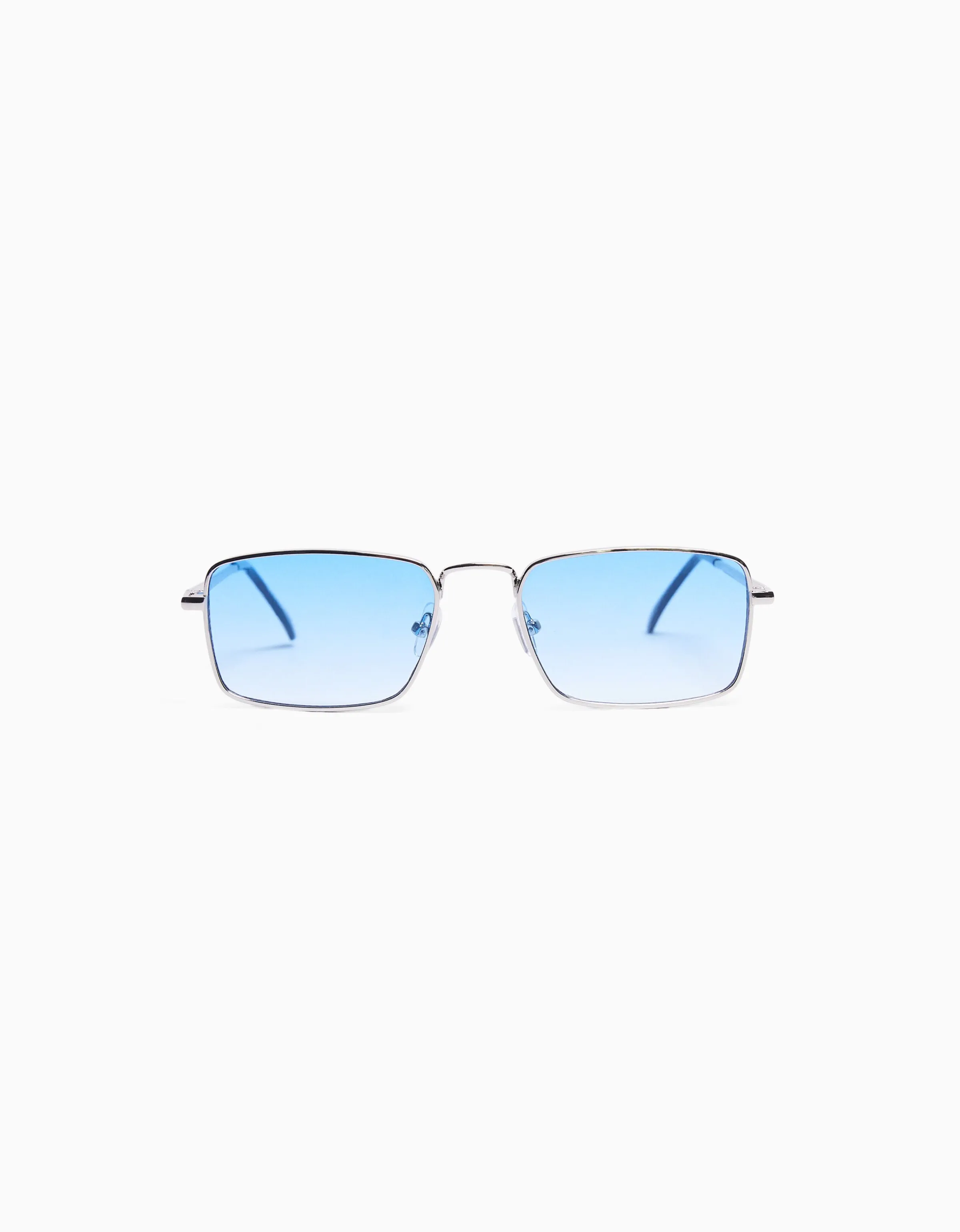 BERSHKA Gafas de sol cuadradas Azul Hot