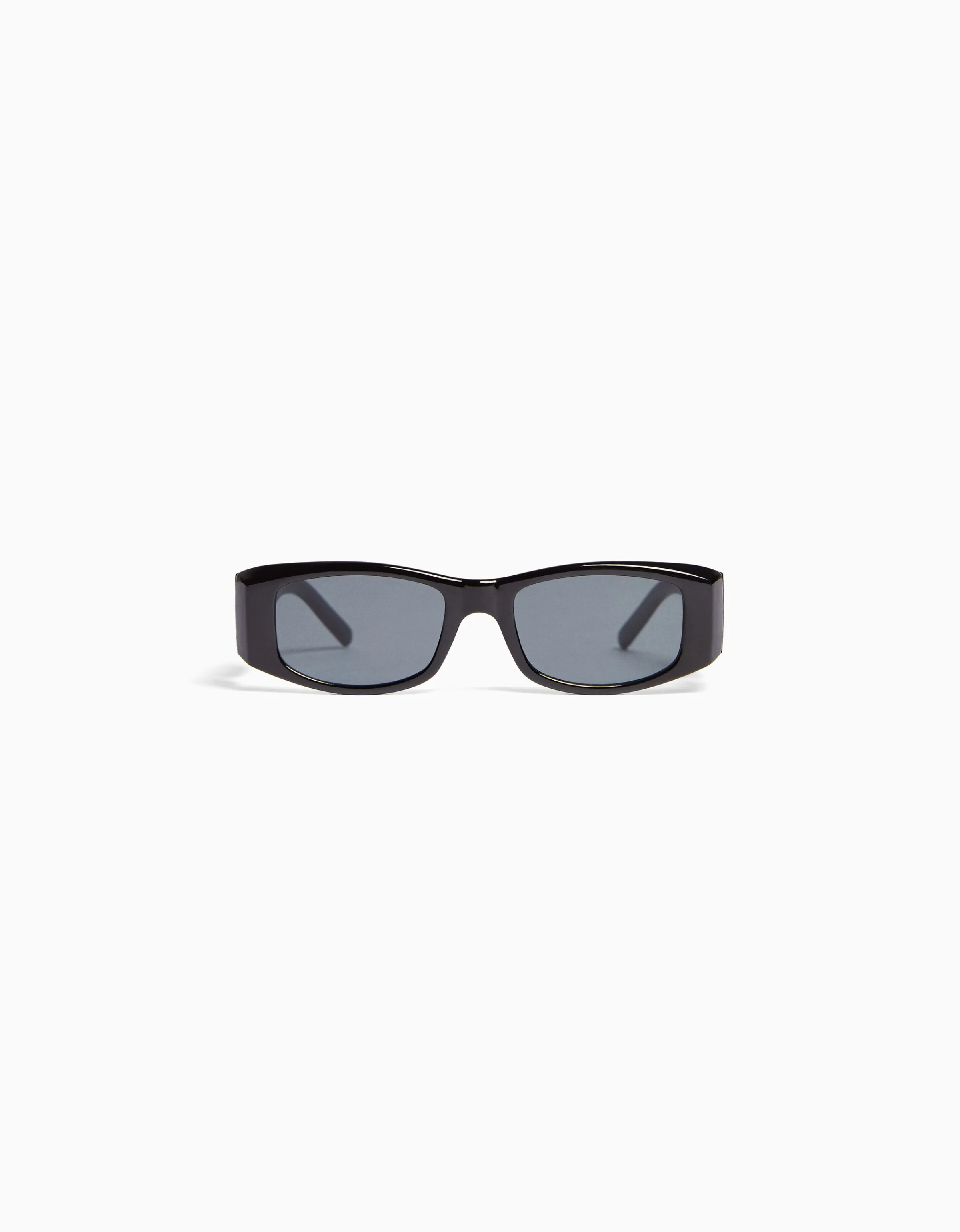 BERSHKA Gafas sol detalle metálico Negro Hot