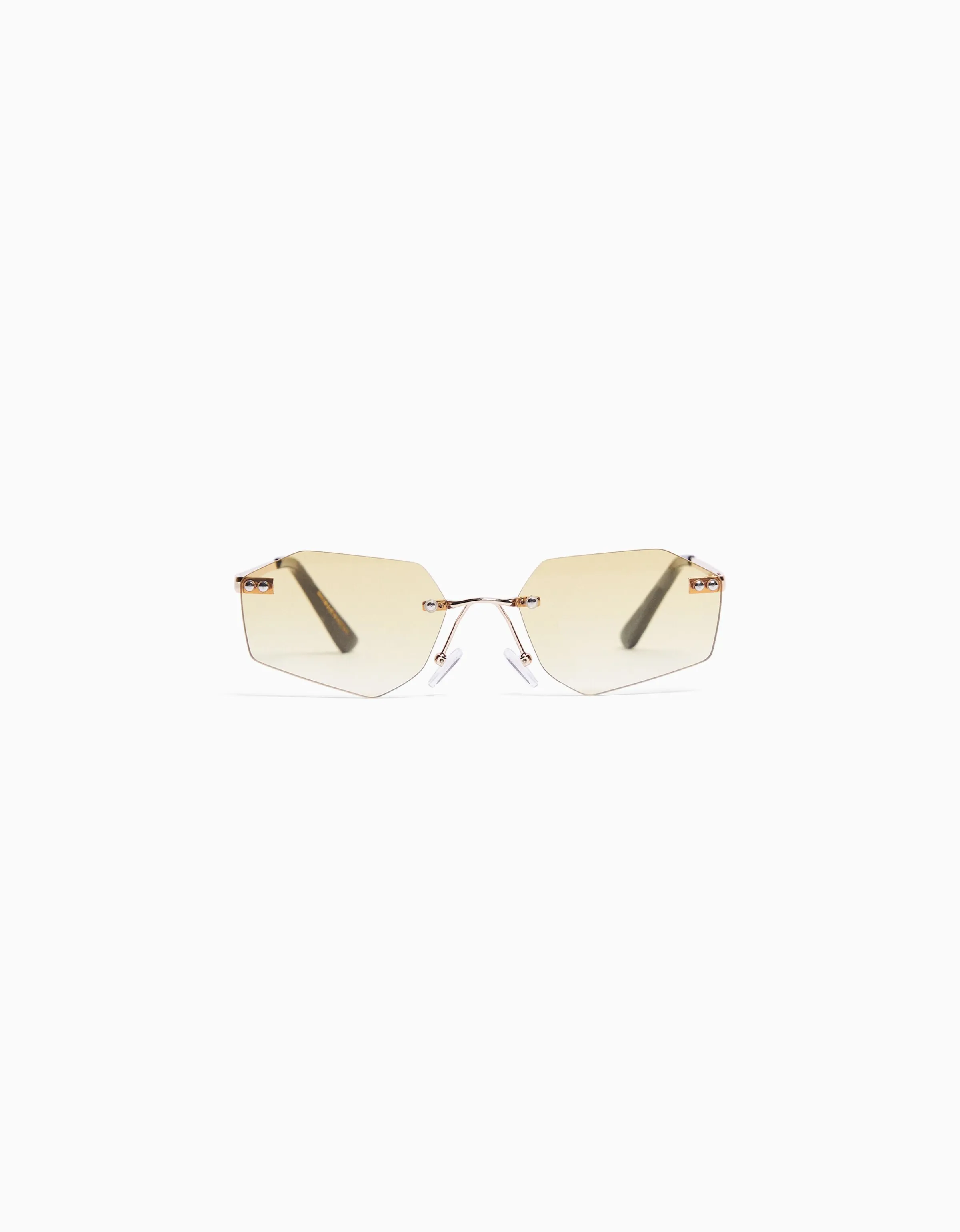 BERSHKA Gafas sol sin montura Naranja Shop