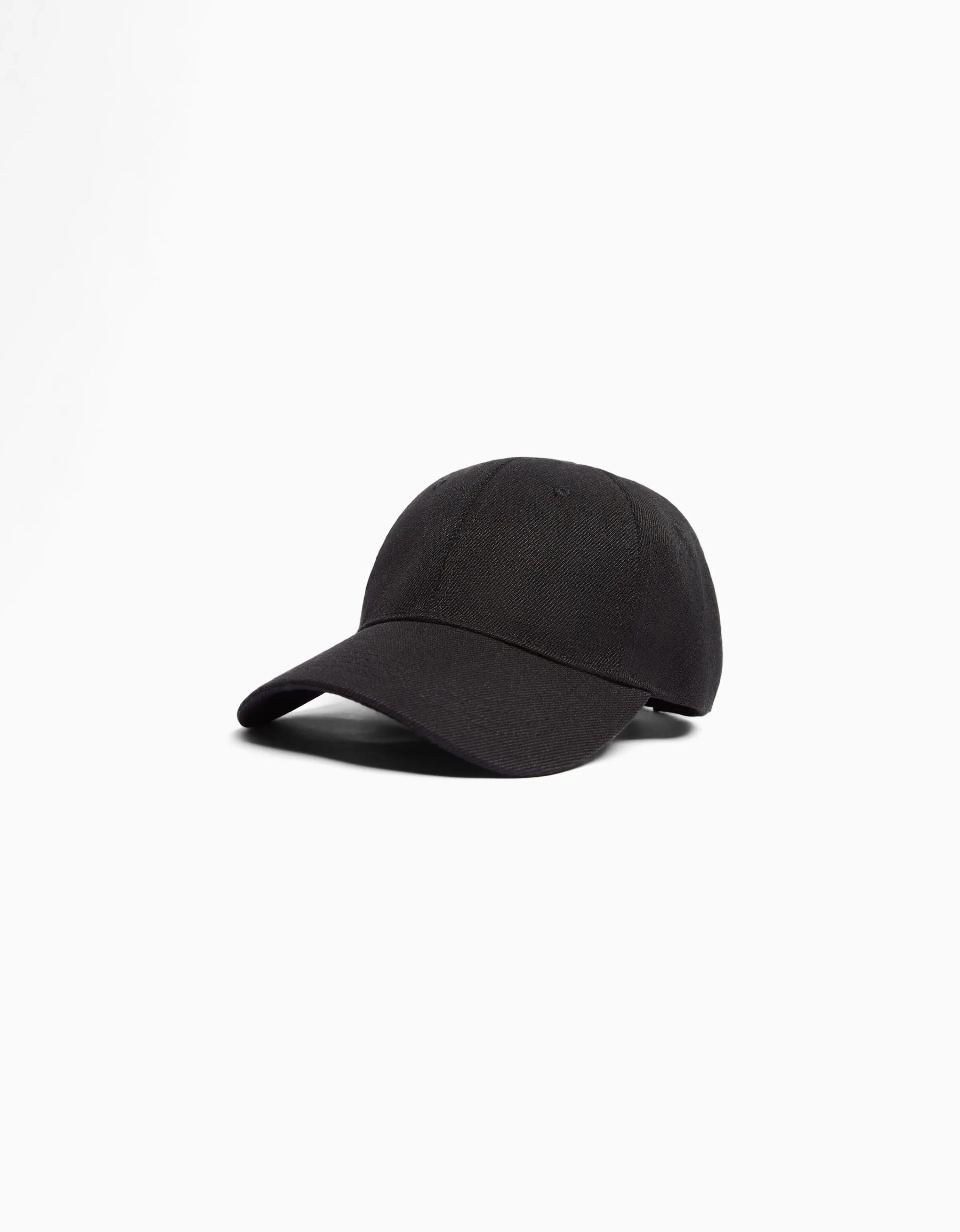 BERSHKA Gorra básica Negro Sale