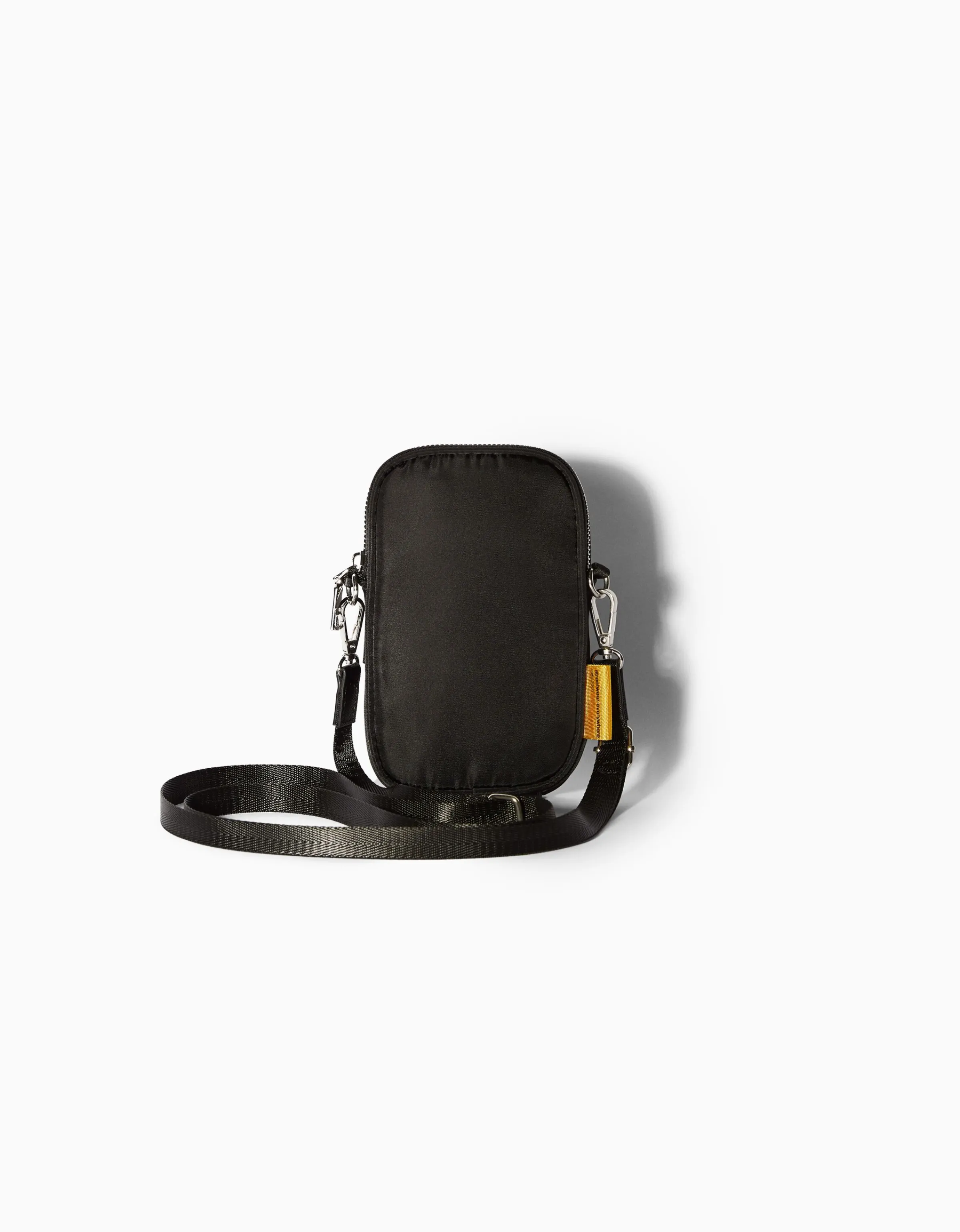 BERSHKA Porta teléfono crossbody Negro Discount