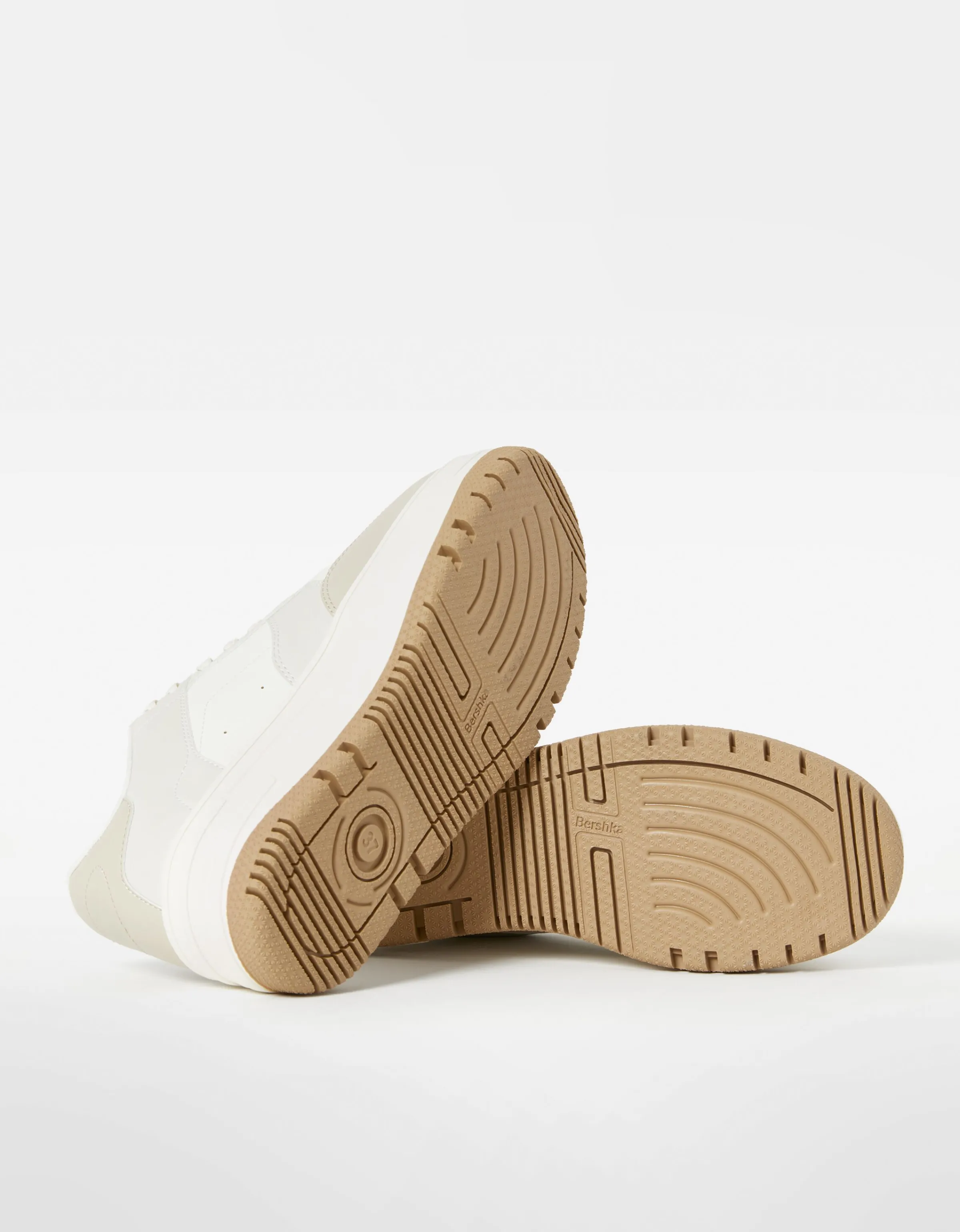 BERSHKA Zapatillas plataforma combinadas Combinado Hot